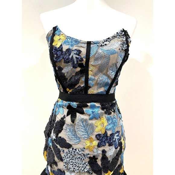 Beautiful Sequin floral dress - Picture 5 of 8